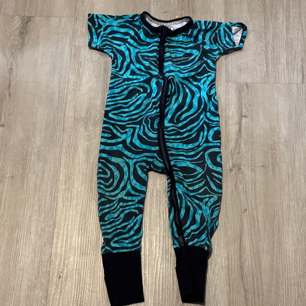 Bonds Blue and Black Kids One Piece